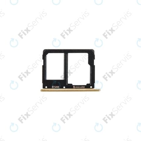 Samsung Galaxy A3 A310F (2016), A5 A510F - SIM/SD Slot (Gold) - GH98-38665A Genuine Service Pack