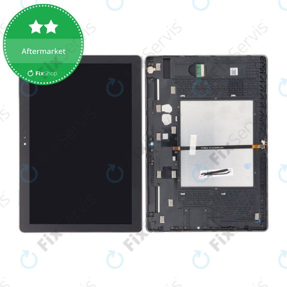 Lenovo Tab M10 TB-X605F, TB-X605N, TB-X605M - LCD Displej + Dotykové Sklo + Rám (Black) TFT