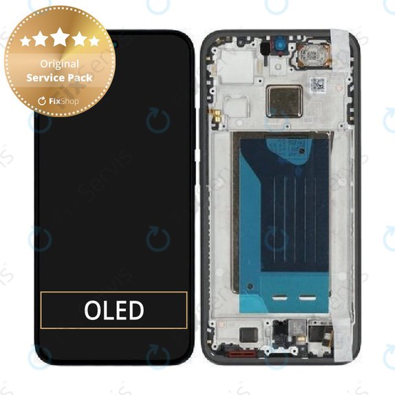 Displej pre Xiaomi 15T 5G, Black, Dotykové sklo s rámom, 5600010O12A00, Genuine Service Pack
