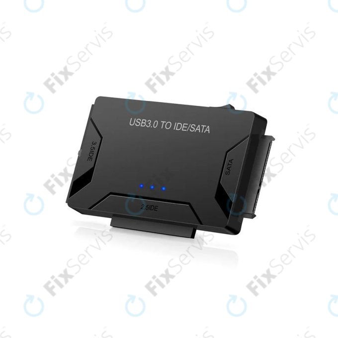 USB 3.0 na SATA / IDE adaptér pre 2,5" a 3,5" HDD/SSD a optické mechaniky