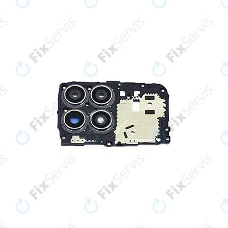Honor X8 - Krytka Základnej Dosky + Sklíčko Zadnej Kamery (Titanium Silver)