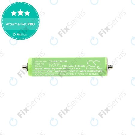 Batéria pre Braun 1000, 180, 2000, 3000, 4735, 5411, Cruzer1, Cruzer Z20, 700mAh, Ni-MH, 1.2V, 67030922, HQ