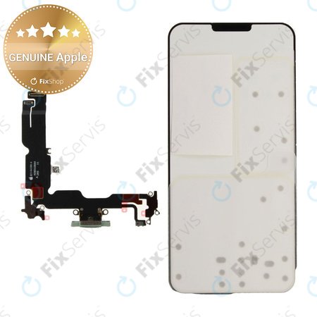 Nabíjací Konektor + Flex Kábel pre iPhone 15 Plus | Green | 923-12776 | Genuine Apple