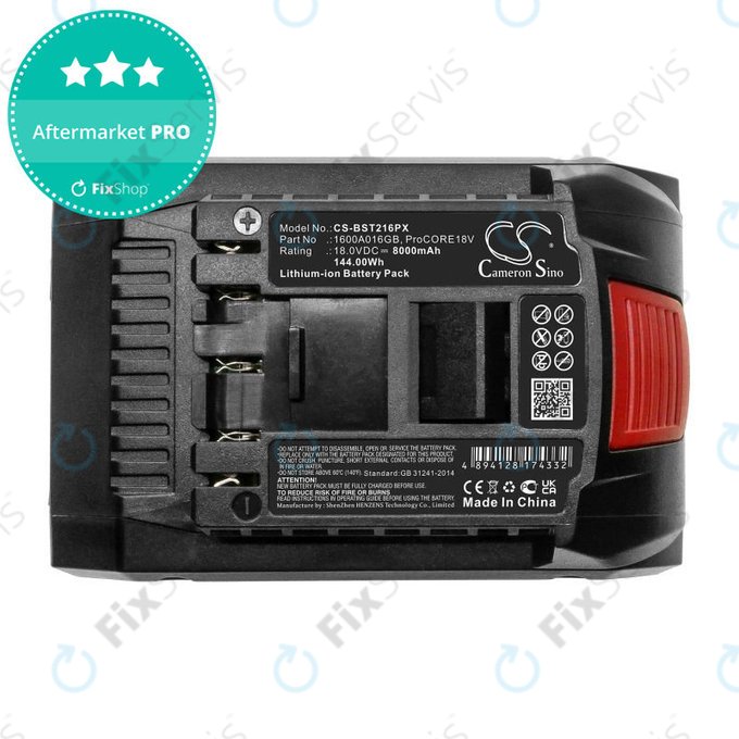 Batéria pre Bosch Gbh, Gcv, Gks, Gts 18V, 8000mAh, Li-Ion, 18V, ProCORE18V, HQ