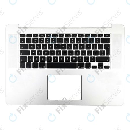 Apple MacBook Pro 15" A1398 (Late 2013 - Mid 2014) - Horný Rám Klávesnice + Klávesnica UK