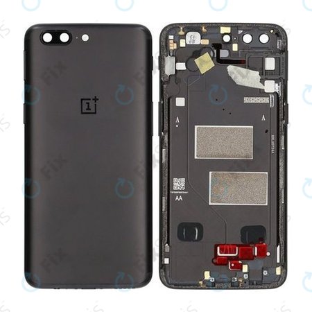 OnePlus 5 - Batériový Kryt (Midnight Black)