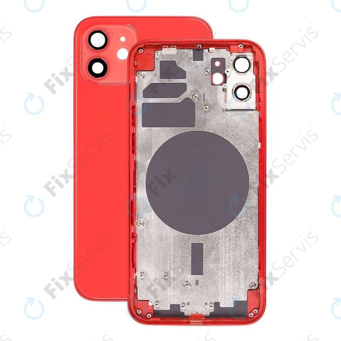 Apple iPhone 12 - Zadný Housing (Red)