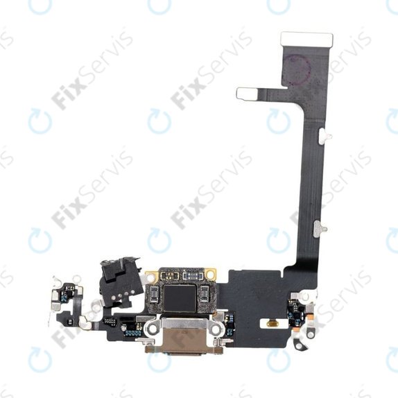 Apple iPhone 11 Pro Max - Nabíjací Konektor + Flex Kábel (Gold)