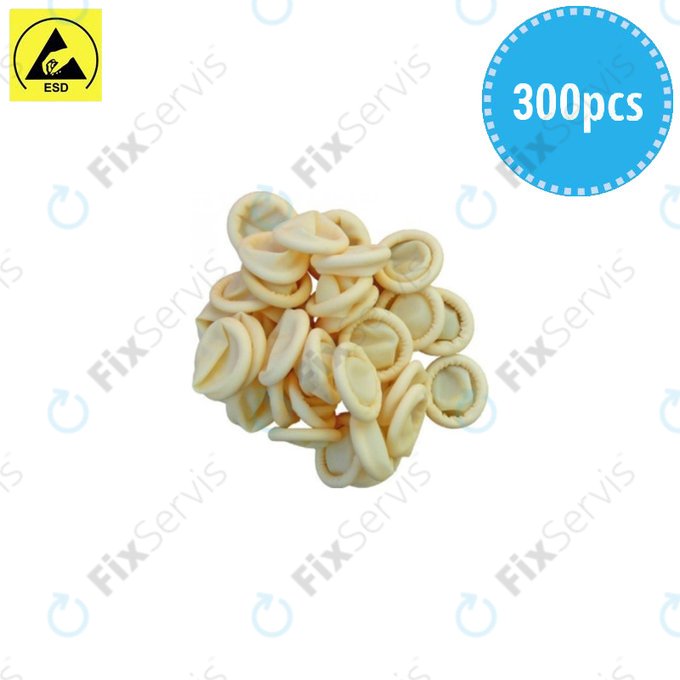 ESD Antistatcký Vodivý Náprstník (Latex) - 300ks