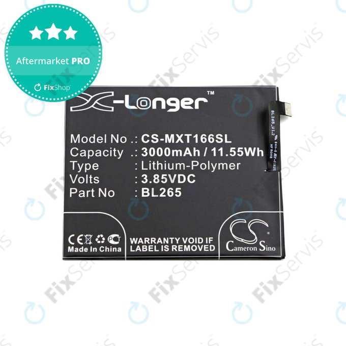 Motorola Moto M XT1663 - Batéria BL265 3000mAh HQ