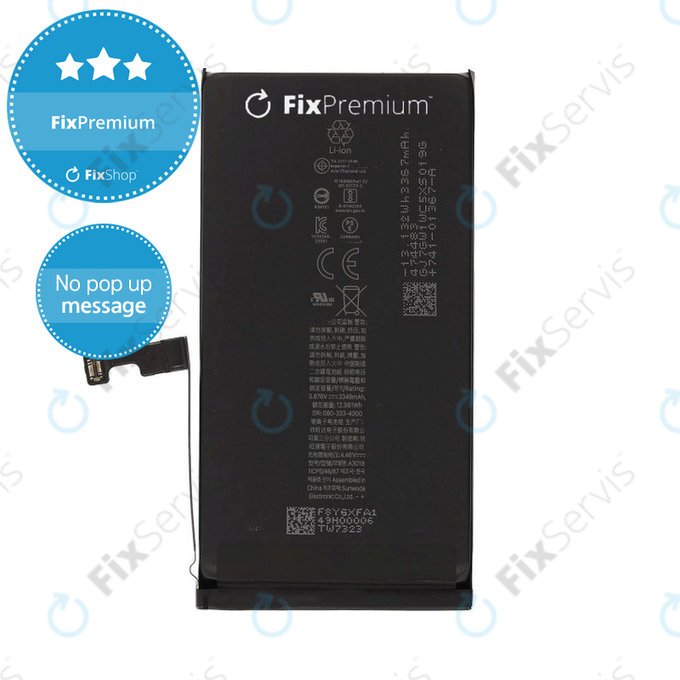 Batéria pre iPhone 15, 3367mAh, DIAGNOSTIC