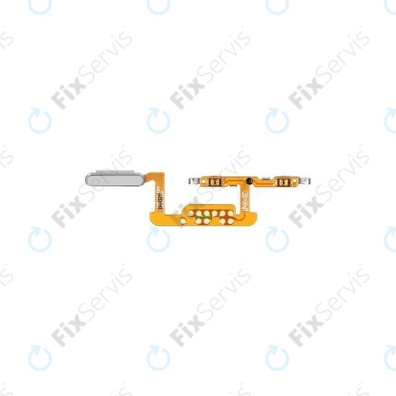 Samsung Galaxy Tab S7 T870, T875, T876B - Senzor Odtlačku Prsta + Flex Kábel (Mystic Silver) - GH96-13643B Genuine Service Pack
