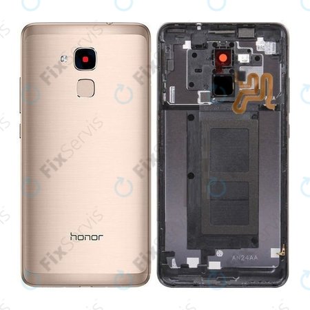 Huawei Honor 7 Lite Dual (NEM-L21) - Batériový Kryt + Čítačka Odtlačku Prsta (Zlatá) - 02350UQR, 02350UHQ