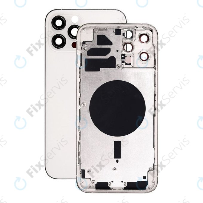Apple iPhone 12 Pro Max - Zadný Housing (Silver)