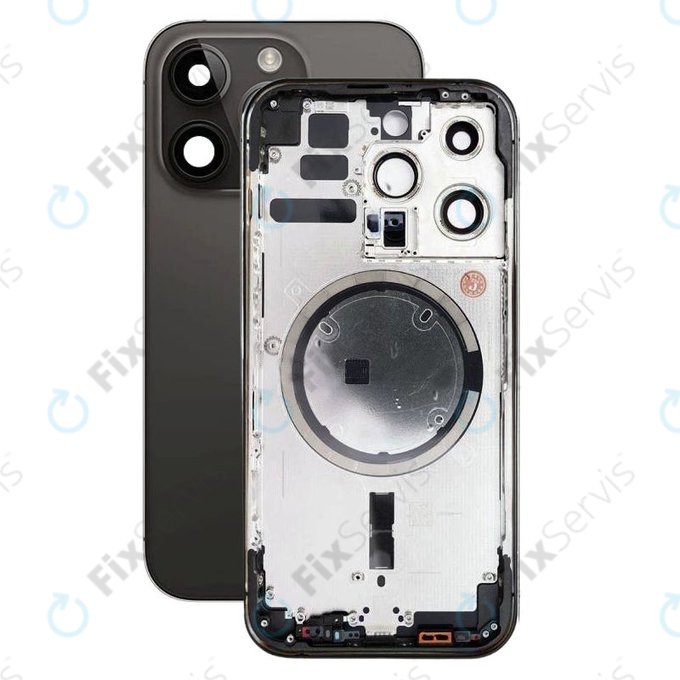 Apple iPhone 14 Pro - Zadný Housing (Space Black)