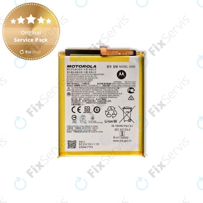 Motorola Moto G8 Power XT2041 - Batéria KZ50 5000mAh - SB18C57585 Genuine Service Pack
