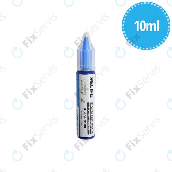 Relife RL-UVH901BL - UV Vytvrditeľná Spájkovacia Maska - 10ml (Modrá)