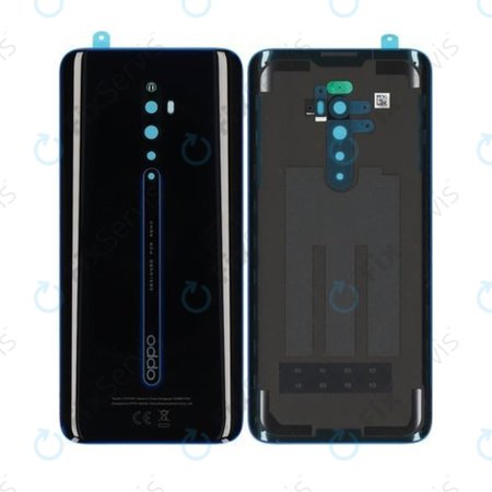 Oppo Reno 2 Z - Batériový Kryt (Black) - O-4721388 Genuine Service Pack