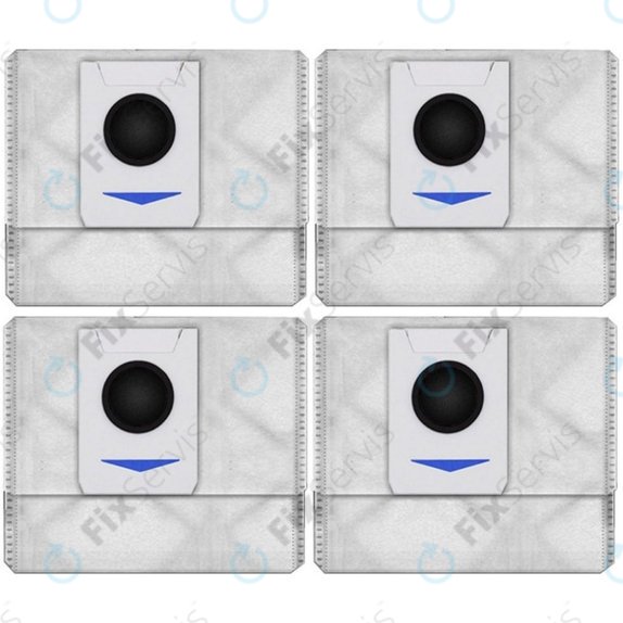 Vrecko do vysávača, 4 ks, Antibakteriálne a proti zápachu pre Ecovacs Deebot T-series, X-series