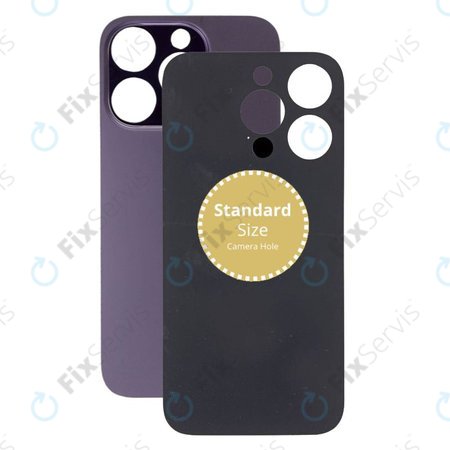 Apple iPhone 14 Pro - Sklo Zadného Housingu (Deep Purple)