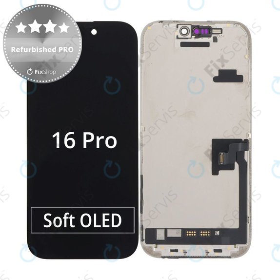 Apple iPhone 16 Pro - LCD Displej + Dotykové Sklo + Rám Refurbished PRO