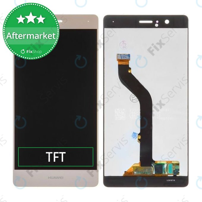 Huawei P9 Lite - LCD Displej + Dotykové Sklo (Gold) TFT