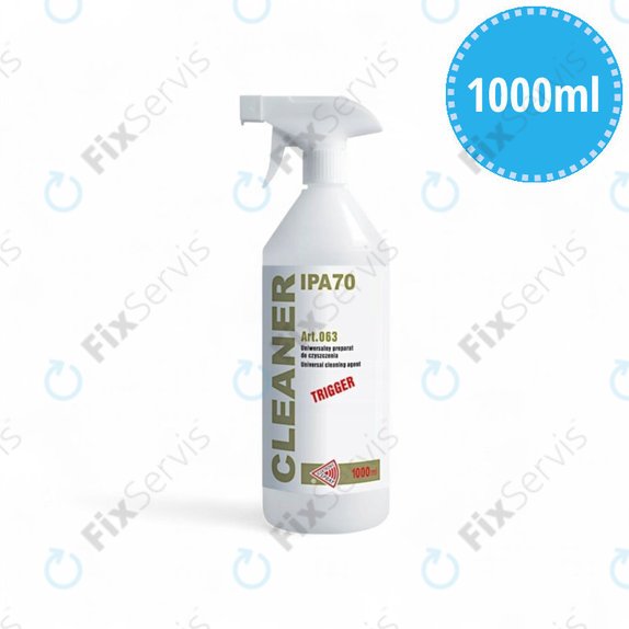 Izopropanol 70% s rozprašovačom, 1000 ml, Cleanser IPA