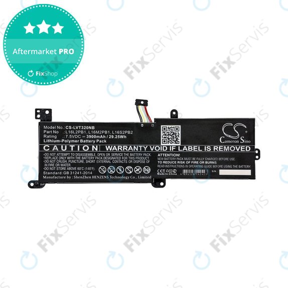 Batéria pre Lenovo 320, 330, 520, Ideapad 320, 330, S145, 3900mAh, Li-Pol, 7.5V, L16L2PB1, HQ