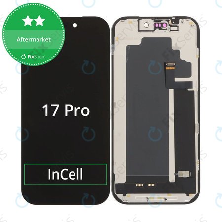 Displej In-Cell FHD pre iPhone 17 Pro, Dotykové sklo s rámom