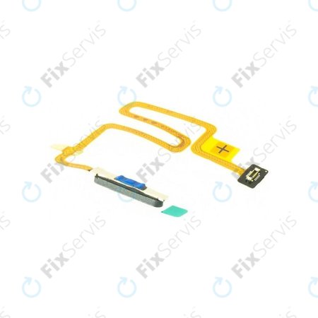 Oppo A54 5G, A74 5G - Senzor Odtlačku Prsta + Flex Kábel (Fluid Black) - 9180874 Genuine Service Pack