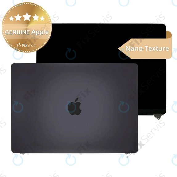 LCD displej pre MacBook Pro 16" A3403 (2024), s predným sklom a krytom, Nano-Texture, Space Black, 661-42326, Genuine Apple