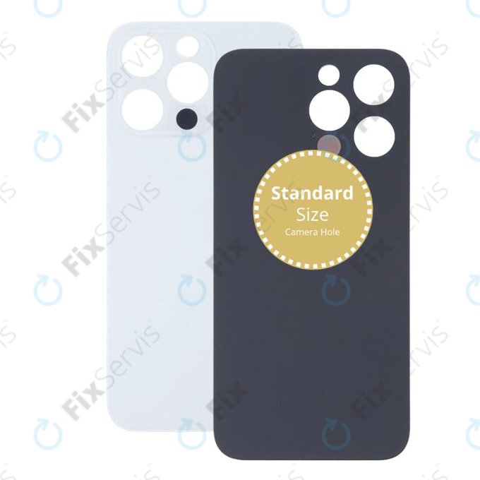 Apple iPhone 13 Pro - Sklo Zadného Housingu (Silver)