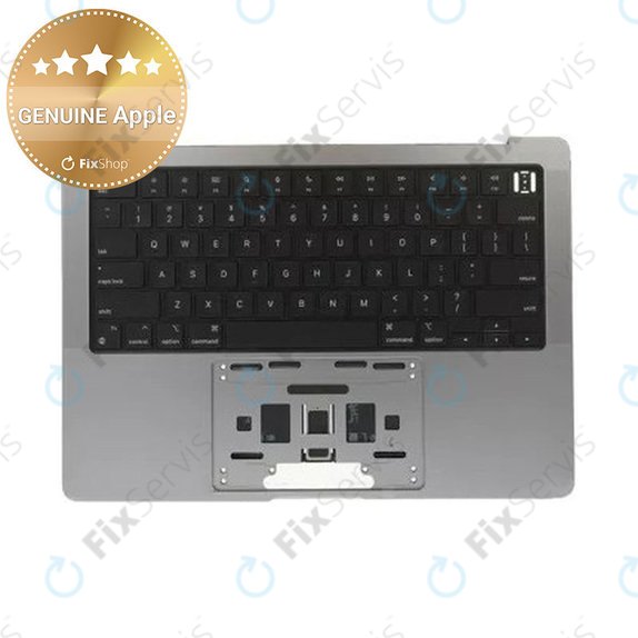 Horný rám klávesnice pre MacBook Pro 14", A2442 (Late 2021), A2779 (Early 2023), s klávesnicou US a batériou, Space Gray, 661-32210, Genuine Apple