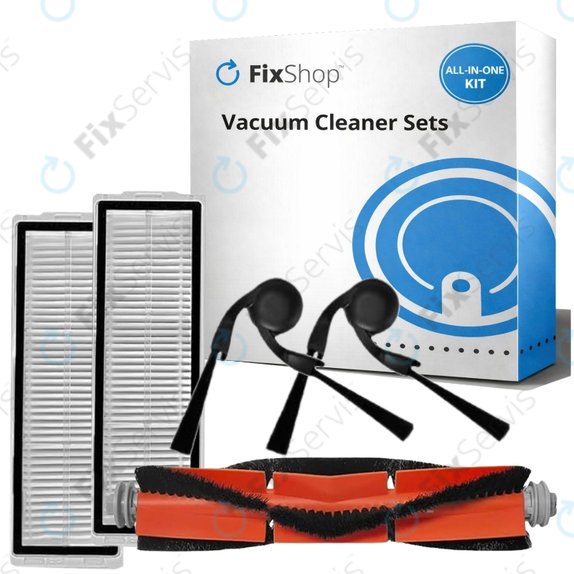 Sada náhradných dielov pre Xiaomi Robot Vacuum 5, 5 Pro (1x Hlavná kefa, 2x Filter, 2x Bočná kefa)