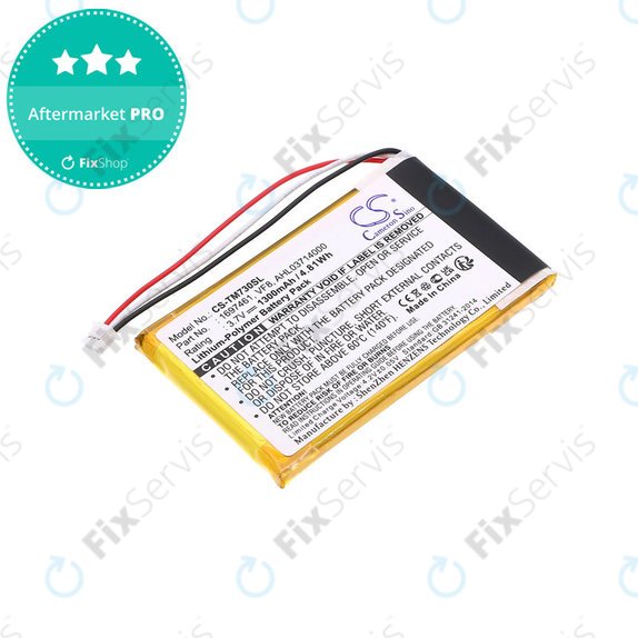 Batéria pre TomTom Go 530 Live, 630T, 720, 730T, 930T, 1697461, Li-Polymer, 3.7V, 1300mAh, HQ