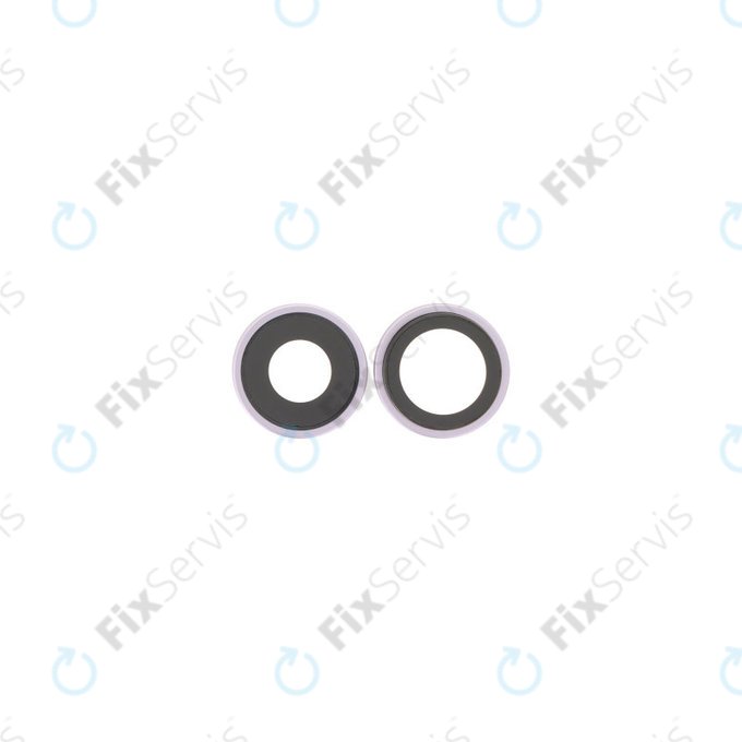 Apple iPhone 17 - Sklíčko Zadnej Kamery s Rámom (Lavender) - 2ks