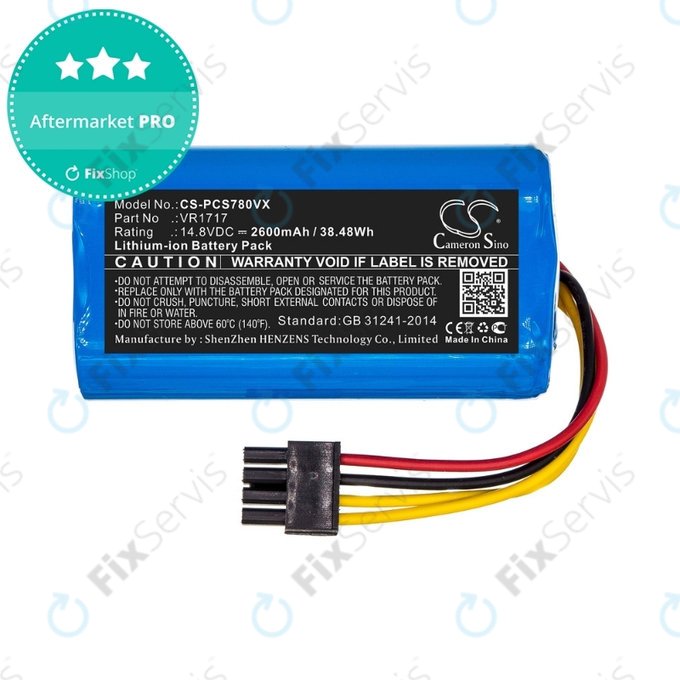 Proscenic Cocoa Smart 780T, 790T, Summer P1s, P2s - Batéria VR1717 Li-Ion 14.8V 2600mAh HQ