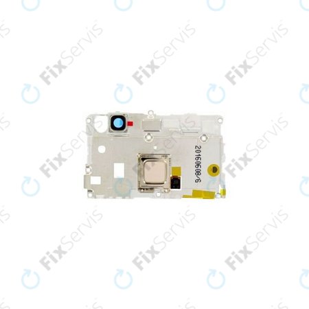 Huawei P9 Lite - Stredný Kryt + Senzor Otlačku Prsta (Gold) - 02350TMJ Genuine Service Pack