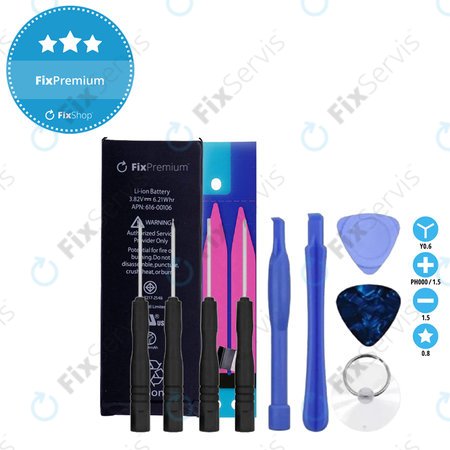 Apple iPhone SE - Batéria 1624mAh FixPremium + Lepka pod Batériu + Set Náradia - Multipack