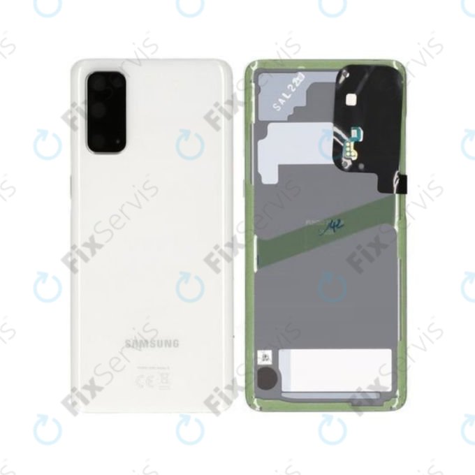 Samsung Galaxy S20 G980F - Batériový Kryt (Cloud White) - GH82-22068B, GH82-21576B Genuine Service Pack