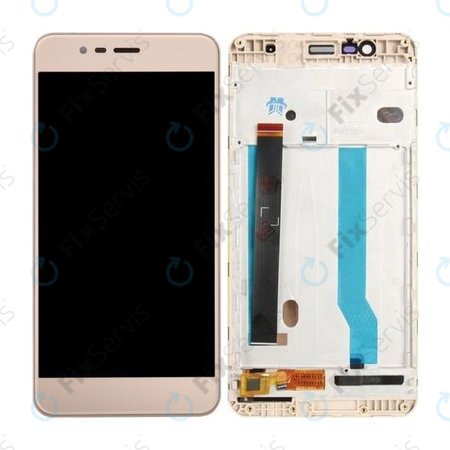 Asus Zenfone 3 Max ZC520TL - LCD + Dotykové Sklo + Rám (Zlatá)