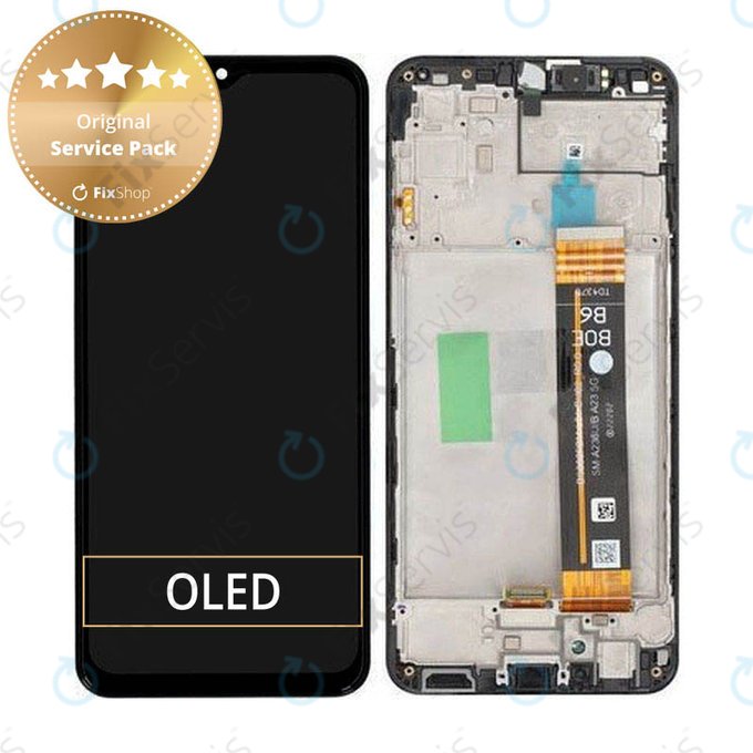 Samsung Galaxy A23 5G A236B - LCD Displej + Dotykové Sklo + Rám - GH82-29734A, GH82-29735A Genuine Service Pack