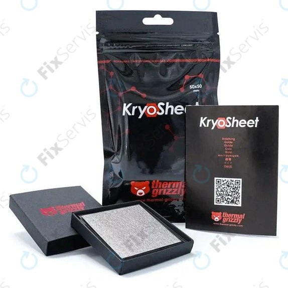 Teplovodivá podložka 38x38x0,2mm, Thermal Grizzly KryoSheet