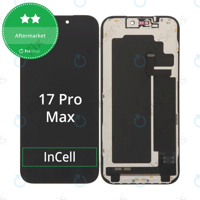 Displej In-Cell FHD pre iPhone 17 Pro Max, Dotykové sklo s rámom