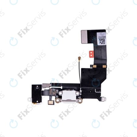 Apple iPhone SE - Nabíjací Konektor + Flex Kábel (White)