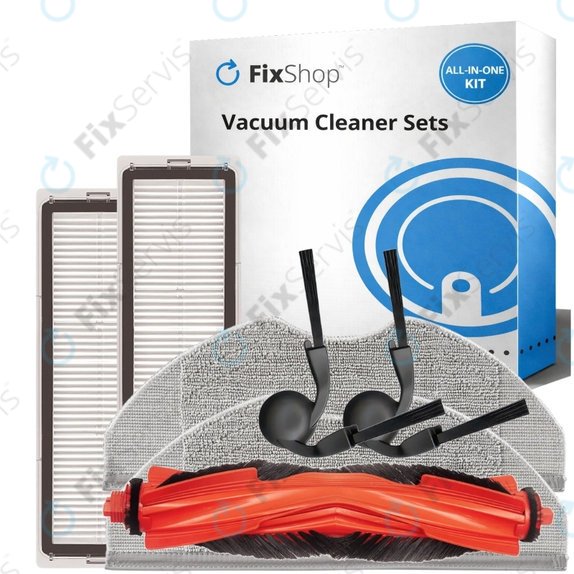 Sada náhradných dielov pre Xiaomi Robot Vacuum S40 (1x Hlavná kefa, 2x Filter, 2x Bočná kefa, 2x Mopovacia utierka)