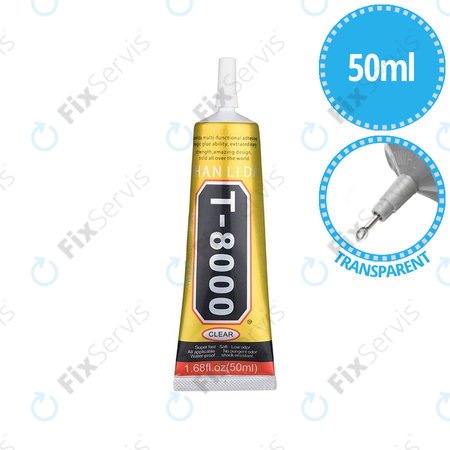 Adhesive Lepidlo T-8000 - 50ml (Transparentná)