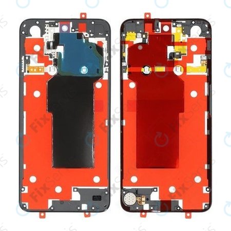 Huawei Honor 20 - Stredný Rám + NFC + Vibrátor (Midnight Black) - 02352TMX Genuine Service Pack