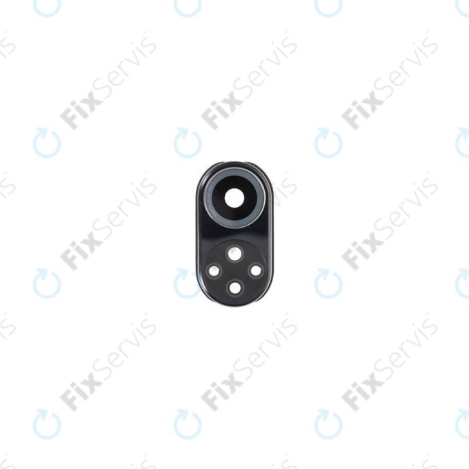 Huawei Nova 9 - Sklíčko Zadnej Kamery + Rám (Black) - 51680446 Genuine Service Pack