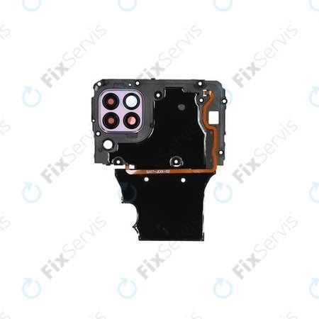 Huawei P40 Lite - Krytka Základnej Dosky + Sklíčko Zadnej Kamery + NFC (Sakura Pink) - 02353MVB